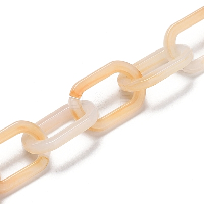 Handmade Acrylic Paperclip Chains AJEW-JB00696-05-1