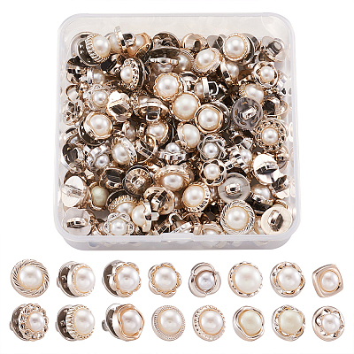 Safety Brooches & 1-Hole Shank Buttons Sets BUTT-TA0001-02-1