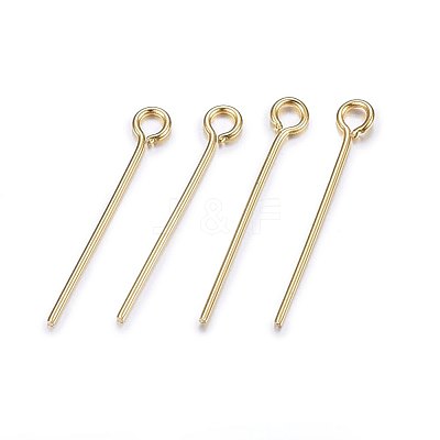 304 Stainless Steel Eye Pins STAS-F174-10G-A-1