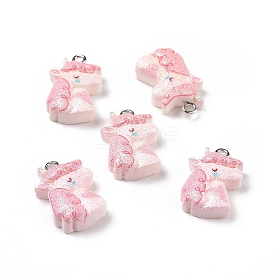 Opaque Resin Pendants X-RESI-J023-14A-1
