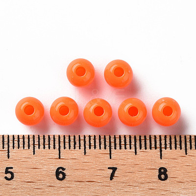 Opaque Acrylic Beads LS-MACR-S370-C6mm-A37-1