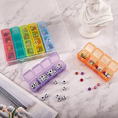 Plastic Bead Containers CON-SZ0001-27-1