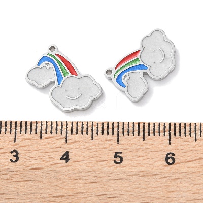304 Stainless Steel Charms STAS-U007-01A--P-1