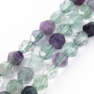 Natural Fluorite Beads Strands X-G-S376-001A-1