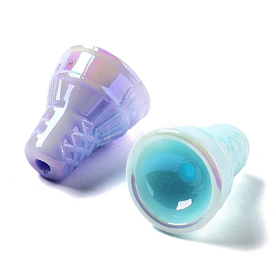 UV Plating Acrylic Beads MACR-K357-10A-1