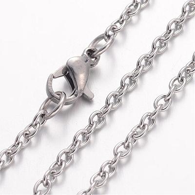 Non-Tarnish 304 Stainless Steel Necklace MAK-K004-06P-1