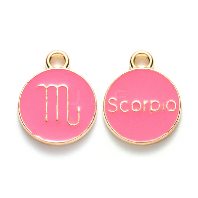 Alloy Enamel Pendants X-ENAM-S124-01A-03L-1