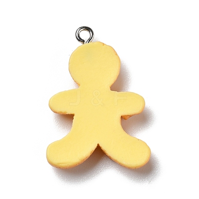 Opaque Resin Pendants RESI-D055-132P-1