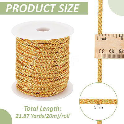 1 Roll 8-Ply Polyester Braided Cord OCOR-BC0007-96A-1