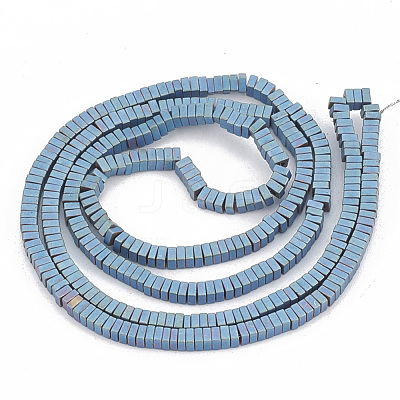 Electroplate Non-magnetic Synthetic Hematite Beads Strands G-N0318-25-1