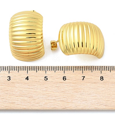 304 Stainless Steel Stud Earrings for Women LS-EJEW-A125-59G-1