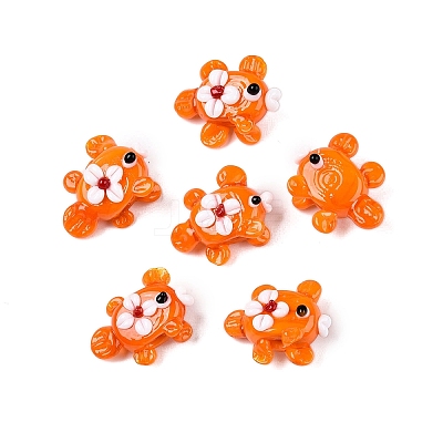 Handmade Lampwork Bumpy Beads Strands LAMP-T021-25A-1