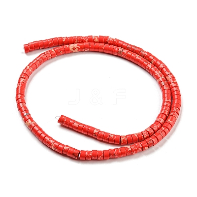 Synthetic Imperial Jasper Dyed Beads Strands G-D077-D01-02I-1