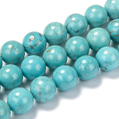 Natural Magnesite Beads Strands G-TAC0001-03C-1