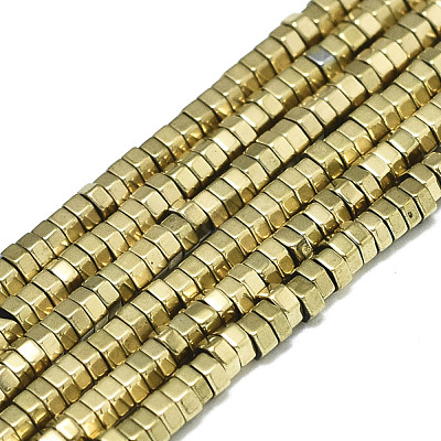Electroplate Non-magnetic Synthetic Hematite Beads Strands G-S352-48A-01-1