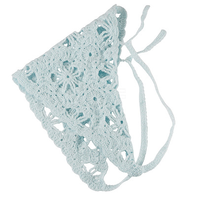 Polyester Triangle Headscarf OHAR-TAC0002-03B-1