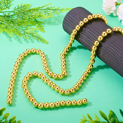 108Pcs 2 Strands Electroplate Glass Beads Strands EGLA-TA0013-58-1