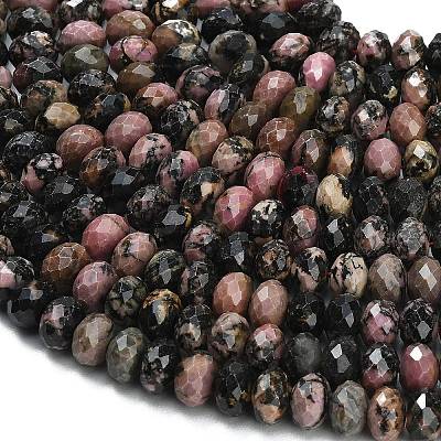 Natural Rhodonite Beads Strands G-C280-A06-02-1