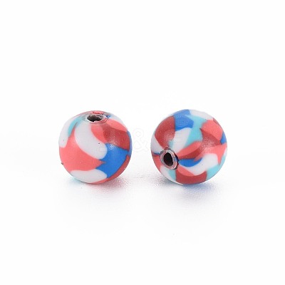 Handmade Polymer Clay Beads CLAY-N008-054A-11-1