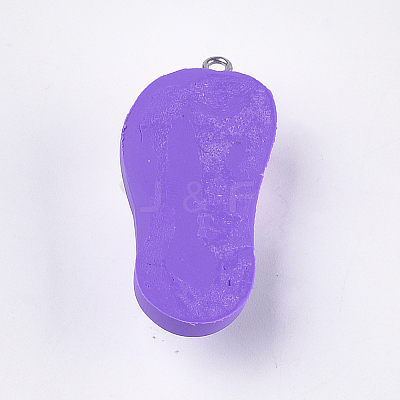 Handmade Polymer Clay Bunny Pendants CLAY-S093-04I-1