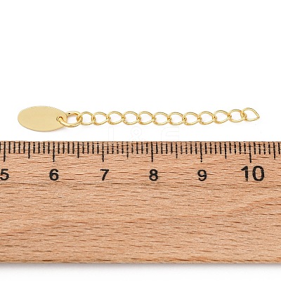 Brass Ends with Chain KK-D378-09G-03-1