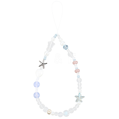 Resin Mobile Straps AJEW-WH20020-301-1