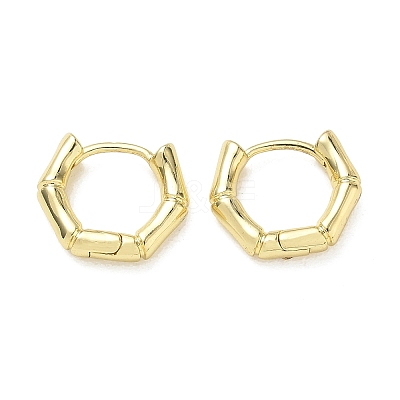 Brass Hoop Earrings KK-CBA98BA-11G-1