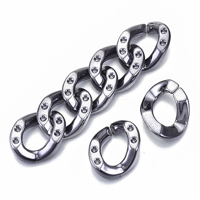 UV Plating Acrylic Linking Rings OACR-N009-006A-B03-1