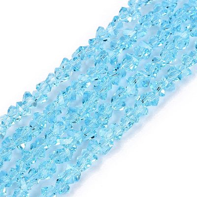 Transparent Glass Beads Strands GLAA-N018-3mm-16-1