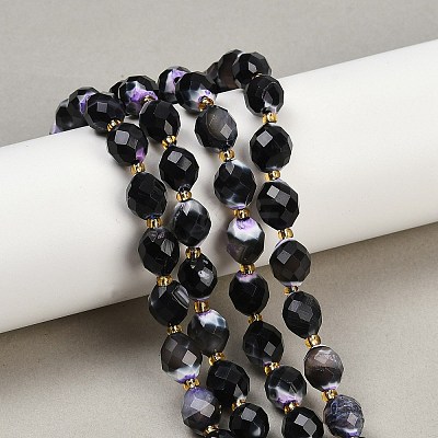 Dyed & Heated Natural Fire Crackle Agate Beads Strands G-N342-149I-21-1