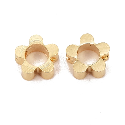 Rack Plating Eco-friendly Brass Bead Frames KK-D075-22G-RS-1