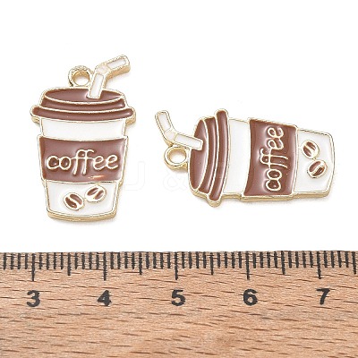 Alloy Enamel Pendants AL-CBAD3B4-03G-1