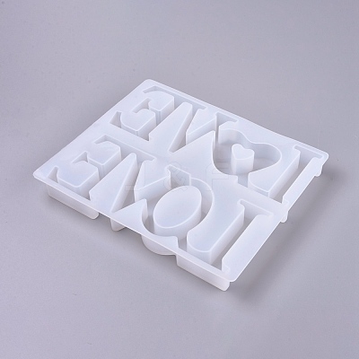 Valentine's Day Word Love Silicone Molds DIY-K017-18-1
