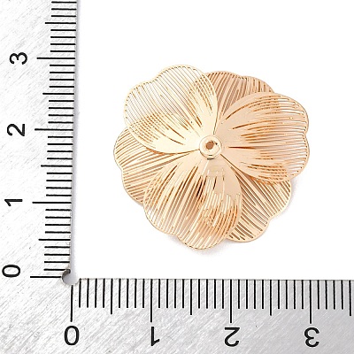 Brass Bead Caps KK-P298-01KCG-1