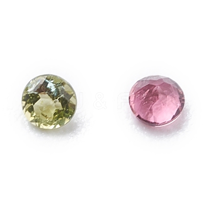 Faceted Natural Multicolor Tourmaline Cabochons G-I295-05B-02-1