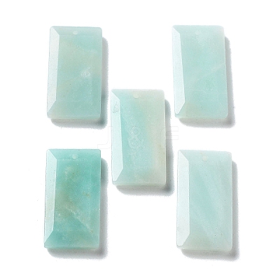 Natural Flower Amazonite Pendants G-G063-01C-1