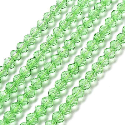 Transparent Glass Beads Strands GLAA-A014-03F-1