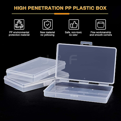 Transparent Plastic Bead Containers LS-CON-BC0006-06C-1