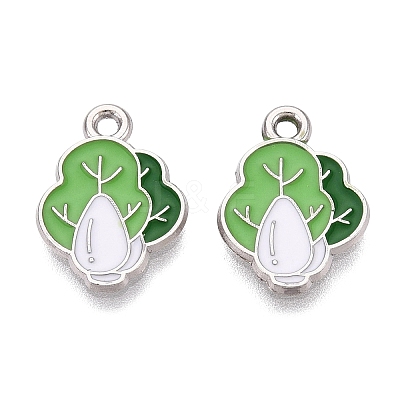 Alloy Enamel Pendants ENAM-Q003-15P-1