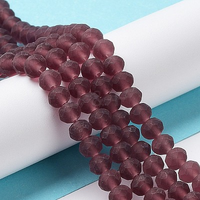 Transparent Glass Beads Strands EGLA-A034-T10mm-MD13-1