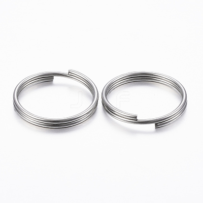 Tarnish Resistant 304 Stainless Steel Split Rings STAS-H413-07P-E-1