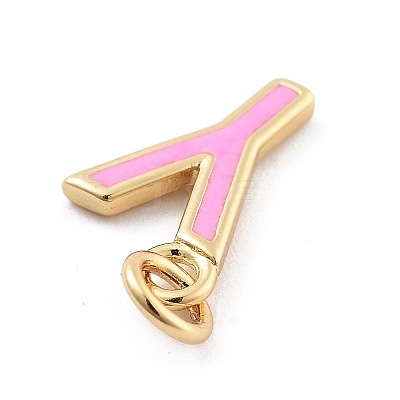 Rack Plating Brass Pendants KK-C065-02Y-G-1
