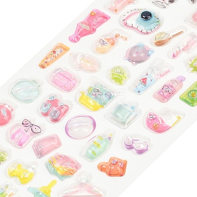 Epoxy Resin 3D Puffy Stickers DIY-G122-01B-1