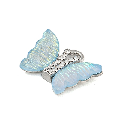 Iridescent Resin Pendants FIND-Z058-07P-02-1