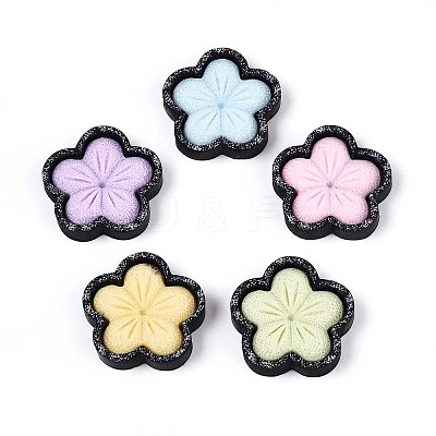 Sakura Opaque Resin Cabochons CRES-T025-29M-1