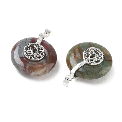 Natural Indian Agate Pendants GG-CBAF4FB-02S-B07-1