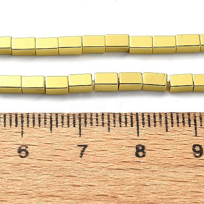 Electroplated Synthetic Non-magnetic Hematite Beads Strands G-I360-Y01-01-1
