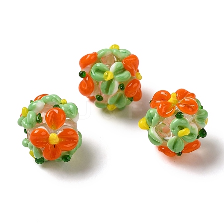 Handmade Lampwork Beads LAMP-B025-03B-12-1