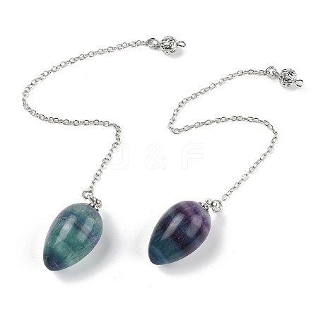 Natural Fluorite Dowsing Pendulums G-B139-04P-01-1