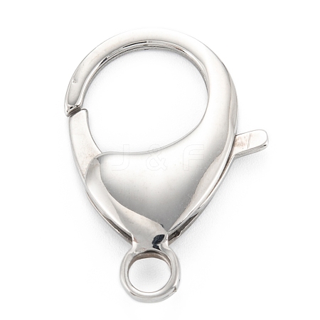 Non-Tarnish 304 Stainless Steel Lobster Claw Clasps STAS-C024-04P-1